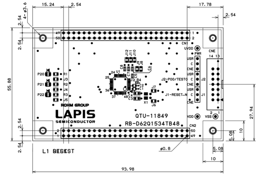 Location Circuit - ROHM Semiconductor RB-D62Q1534TB48 Reference Board